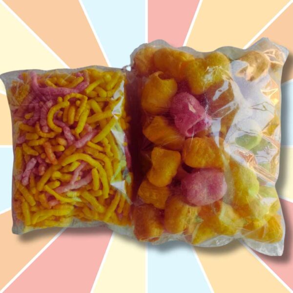 colourful papad round poppadoms